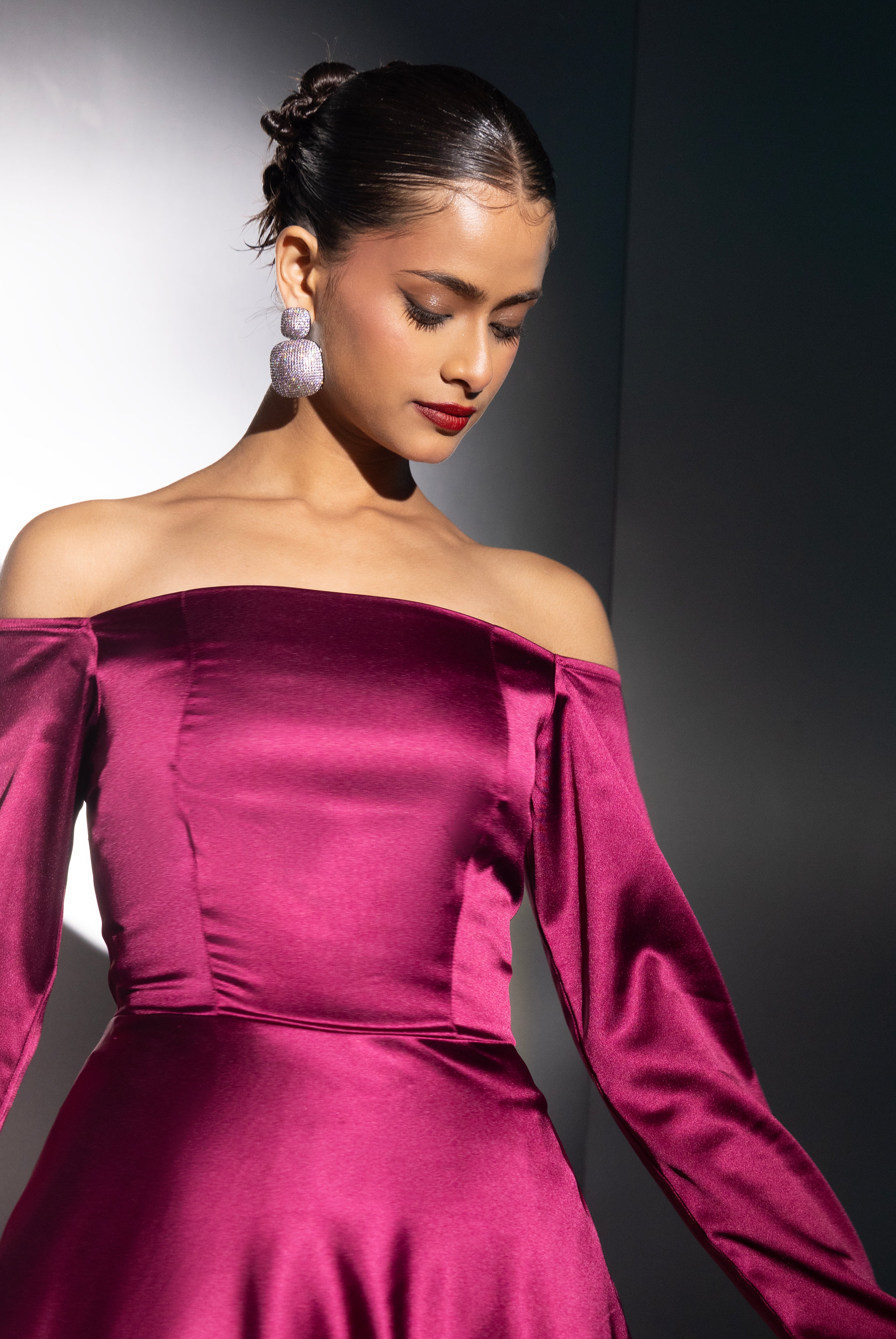 Myriad Pink Statement Earrings