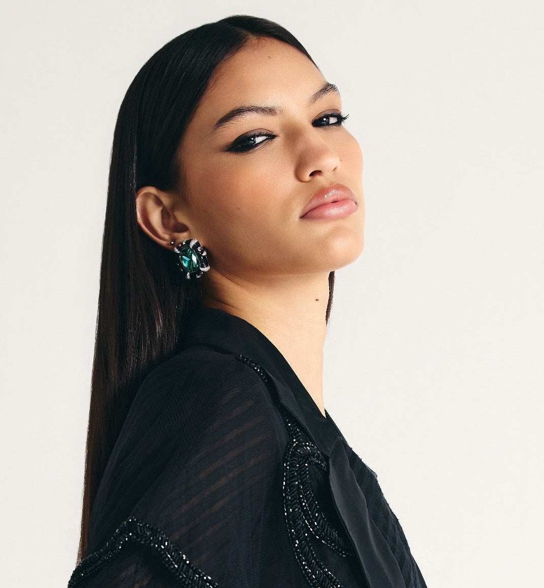Ivy Green statement Studs