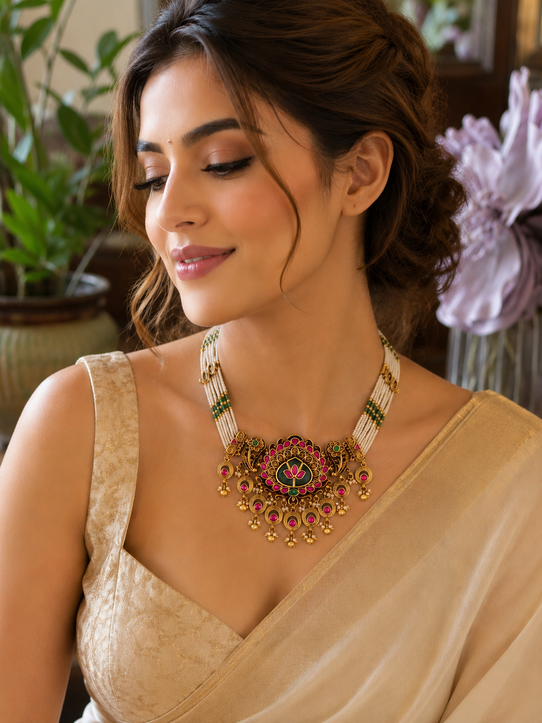 Aangan Antique Gold Set