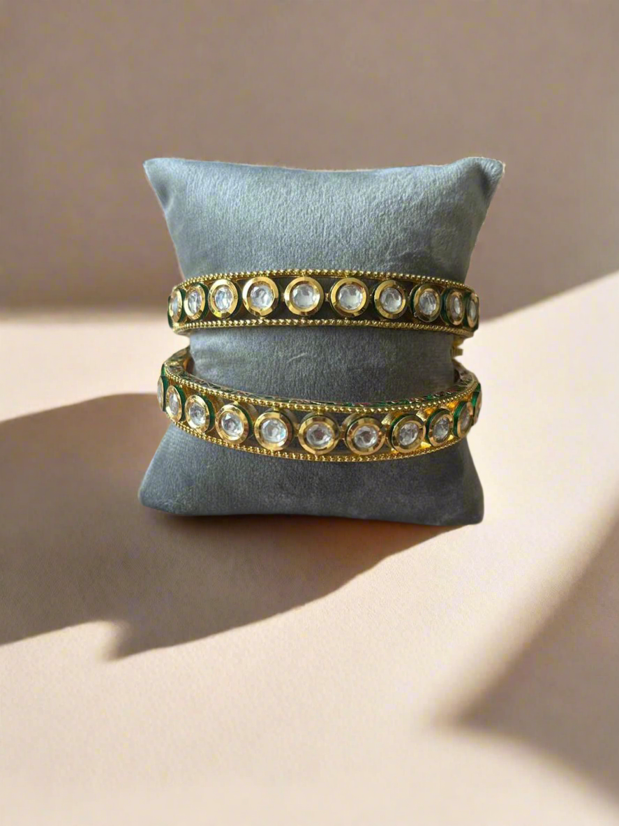 Polki gold plated Kadas
