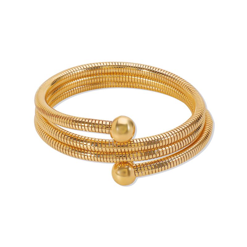 Gold statement bracelet