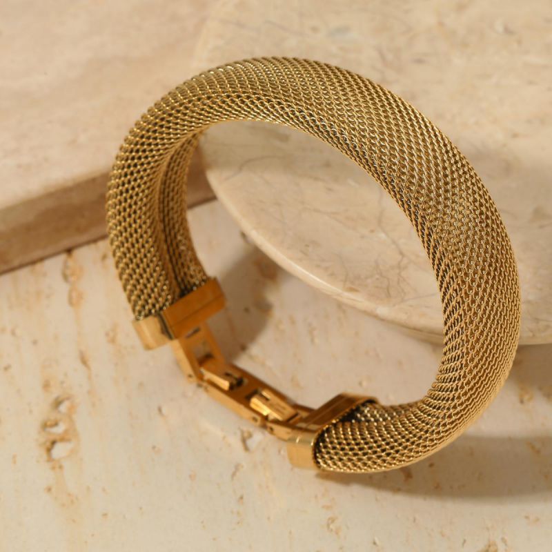 Gold Mesh Bracelet