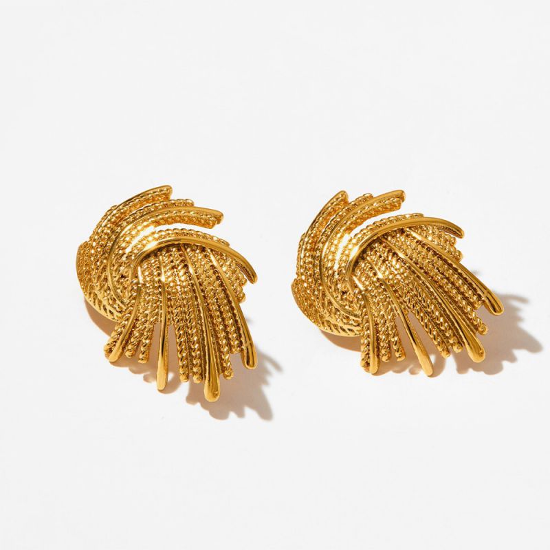 Gold plated studs