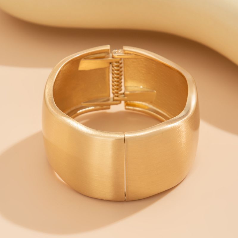 Sweep Gold plated statement bracelet