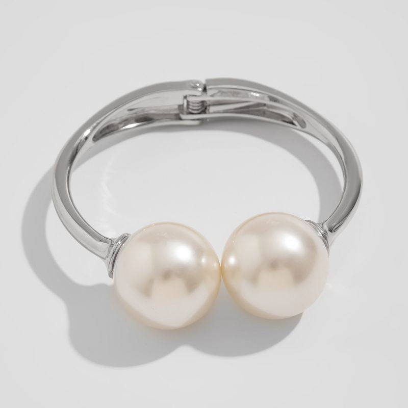 Alta Silver Pearl Bracelet