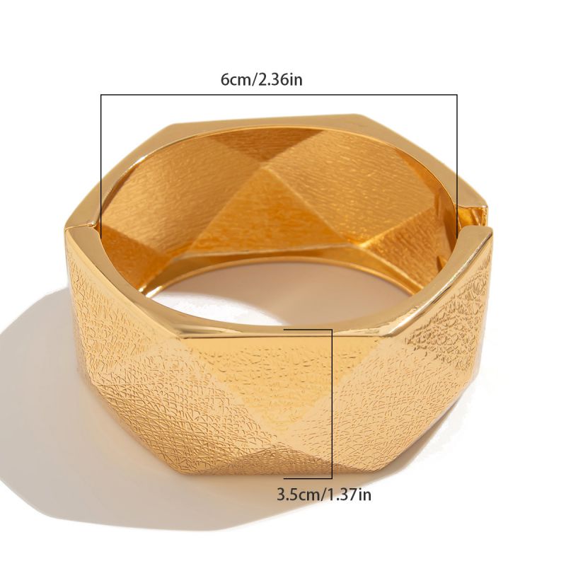 Bold Gold plated Statement bracelet