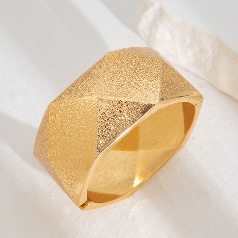 Bold Gold plated Statement bracelet