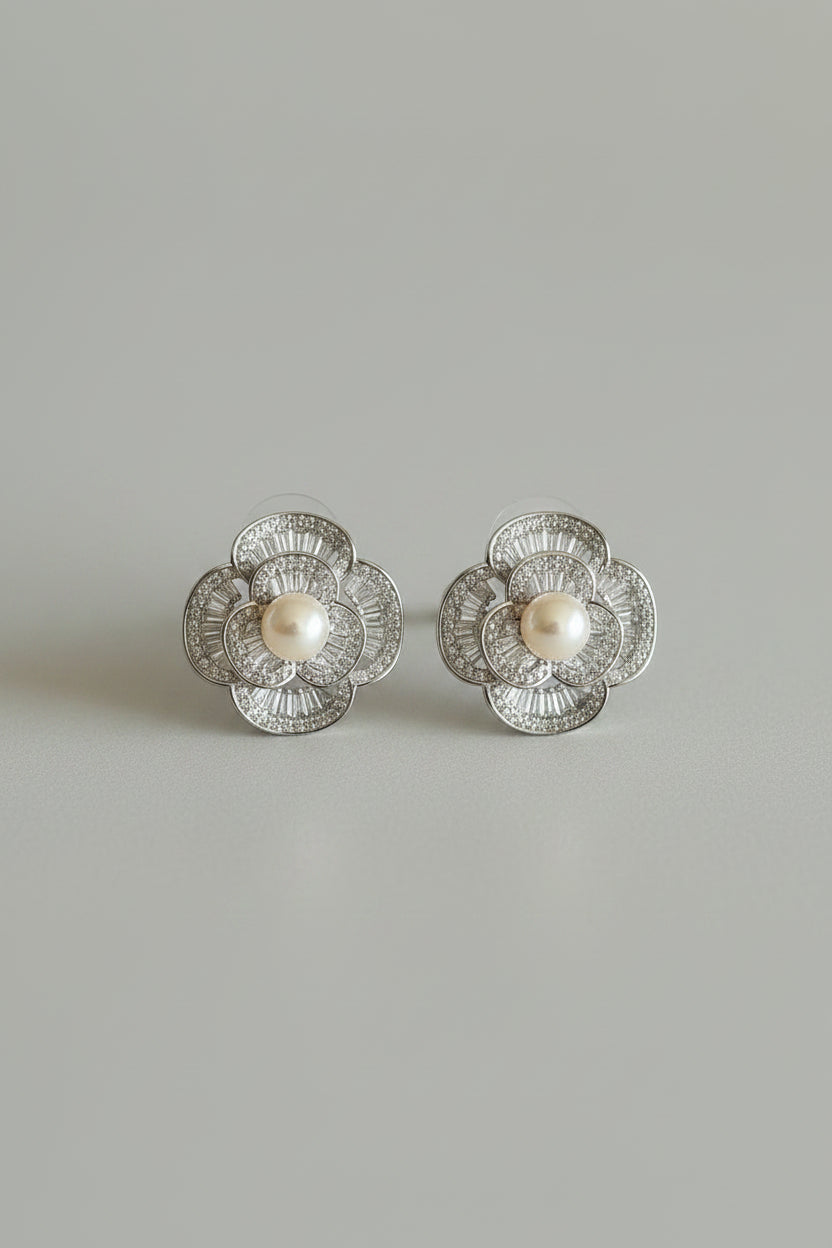 Pearl Bloom Studs