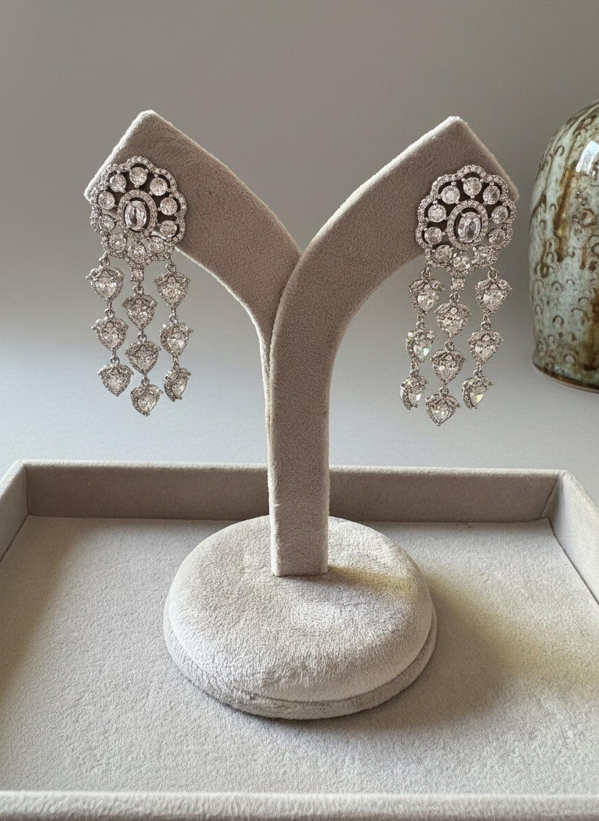 Luxury diamond danglers