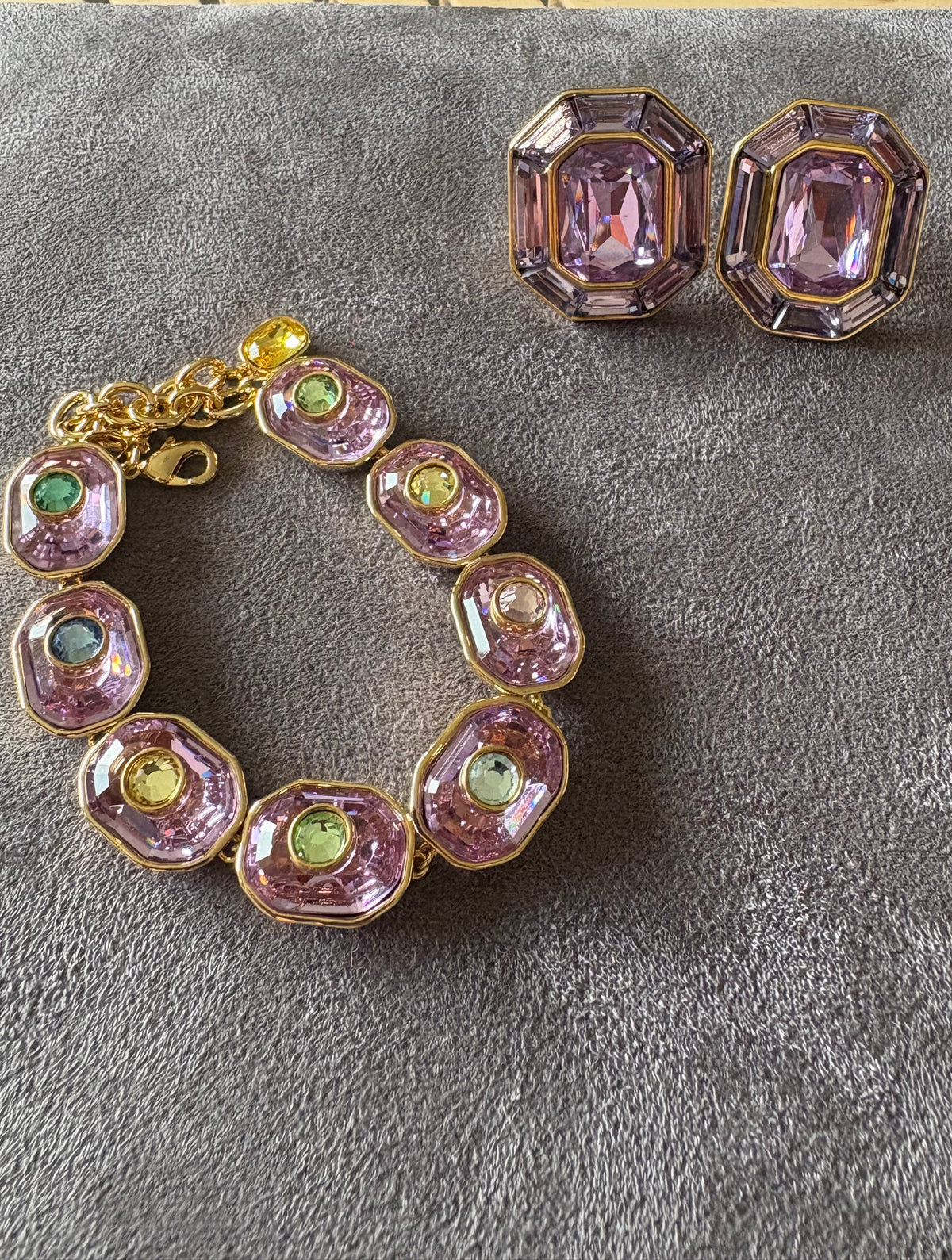 Luminary Lilac crystal studs