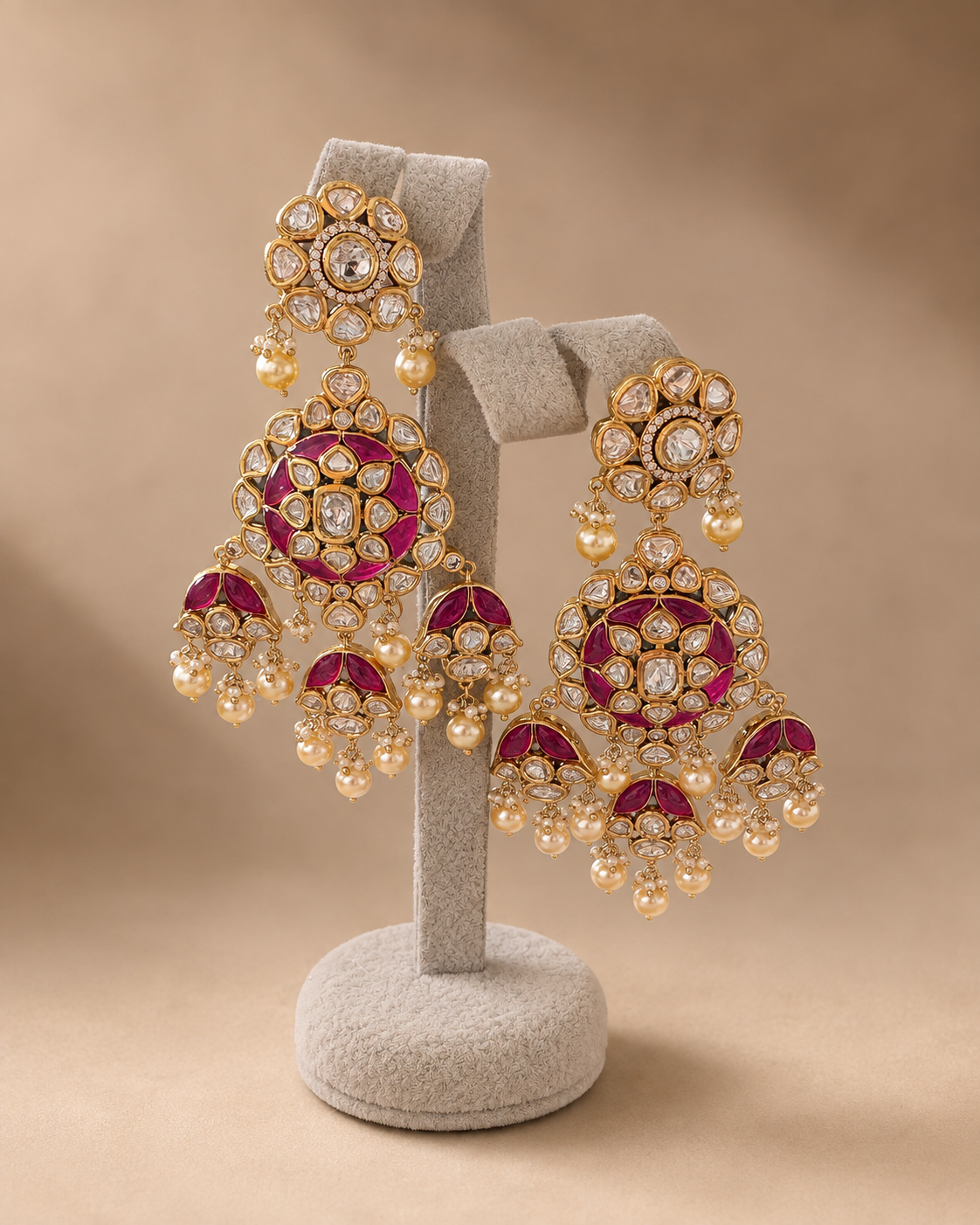 Raani Ruby Kundan Chaandbalis