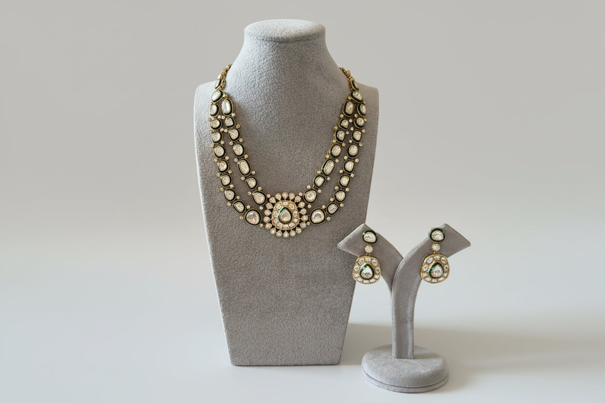 Samisha Polki two layer set