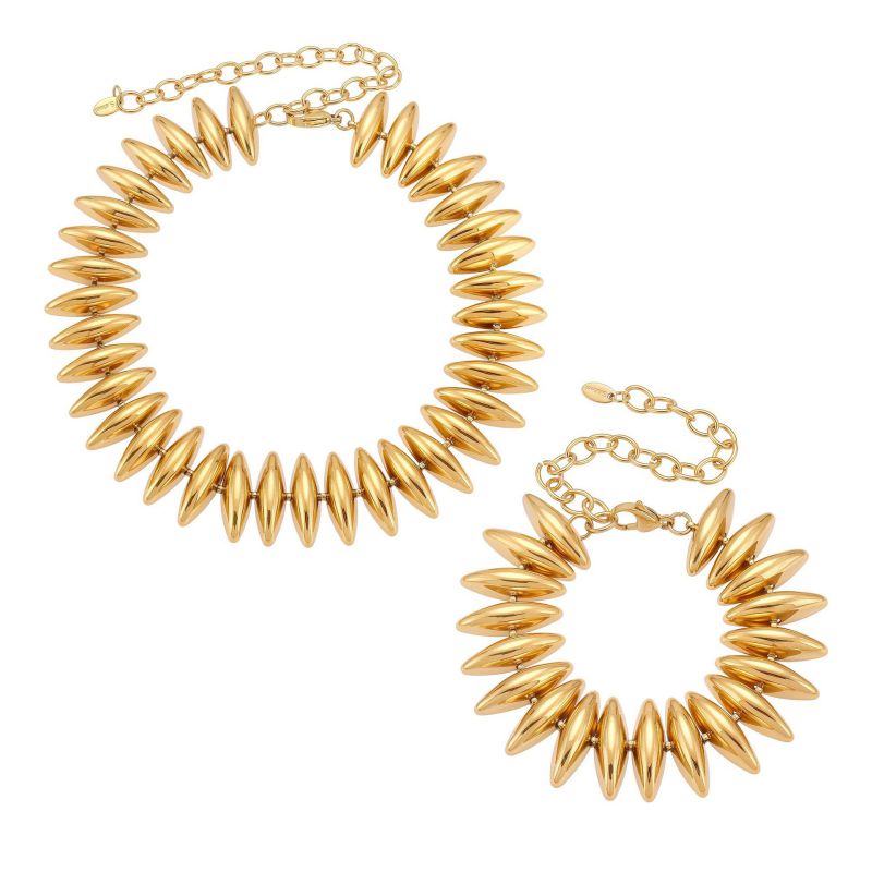 Mia Gold Statement neckpiece