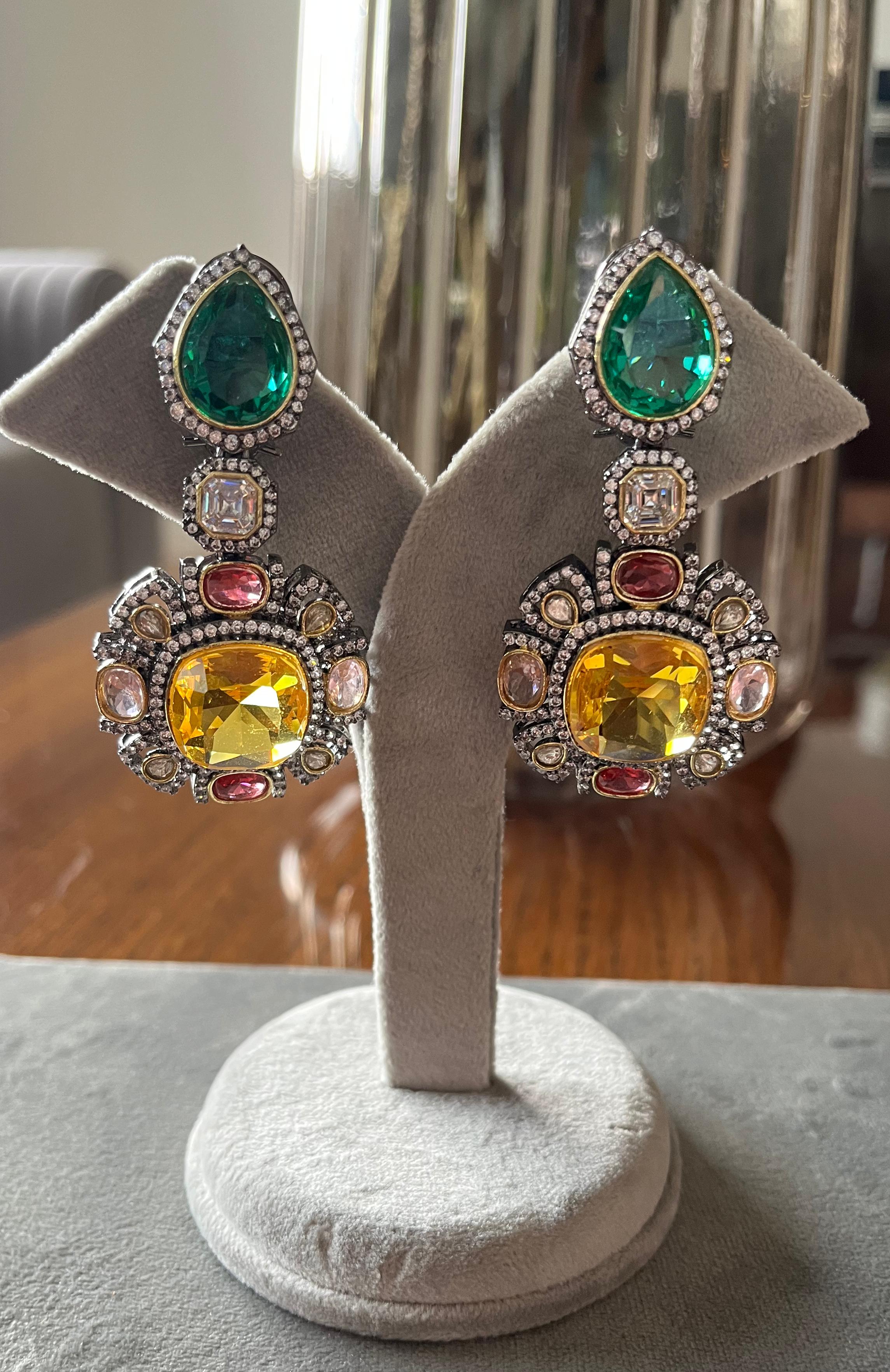 Ophelia Luxury Crystal Earrings