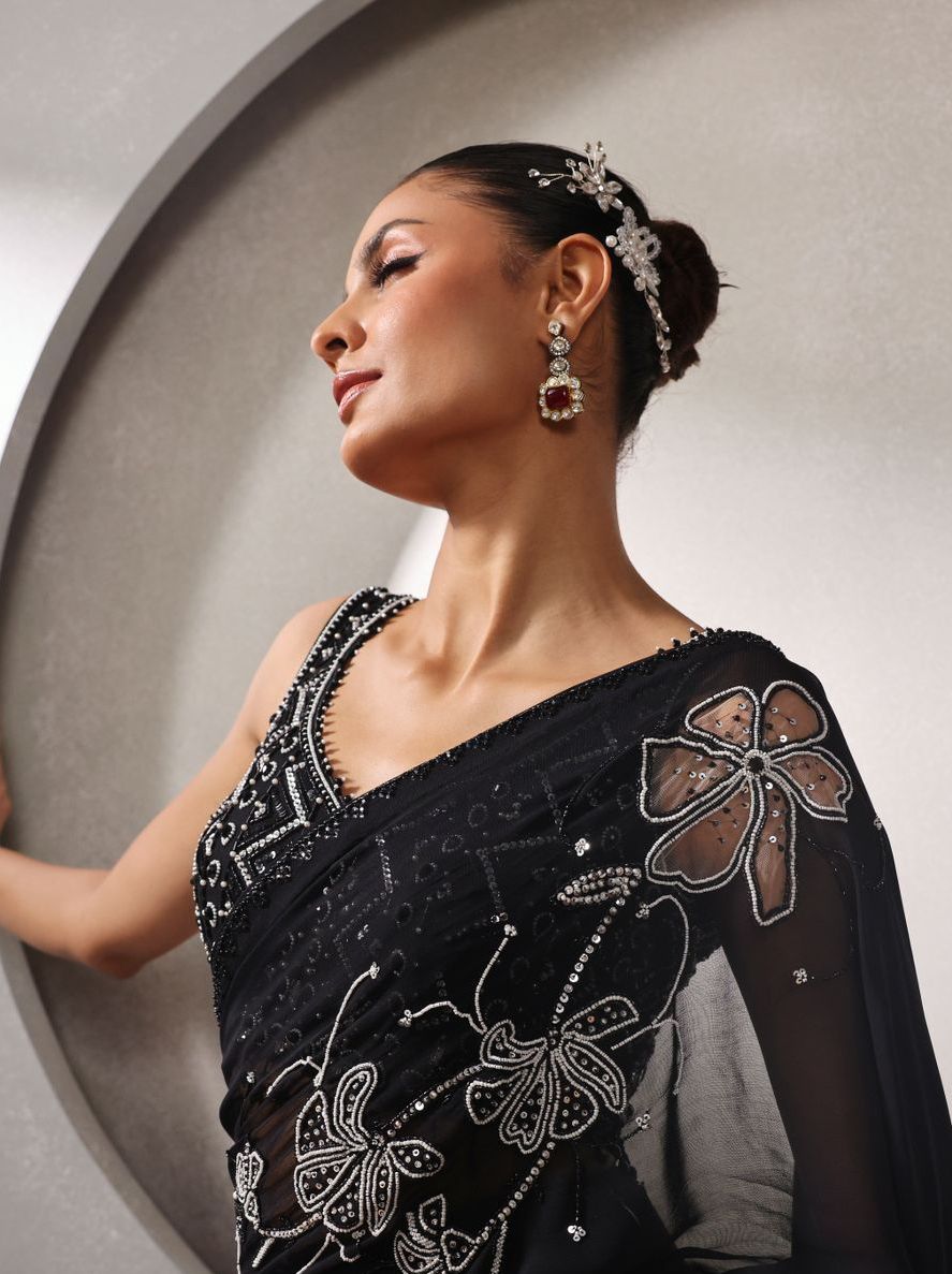 Ruby Polki Victorian Set