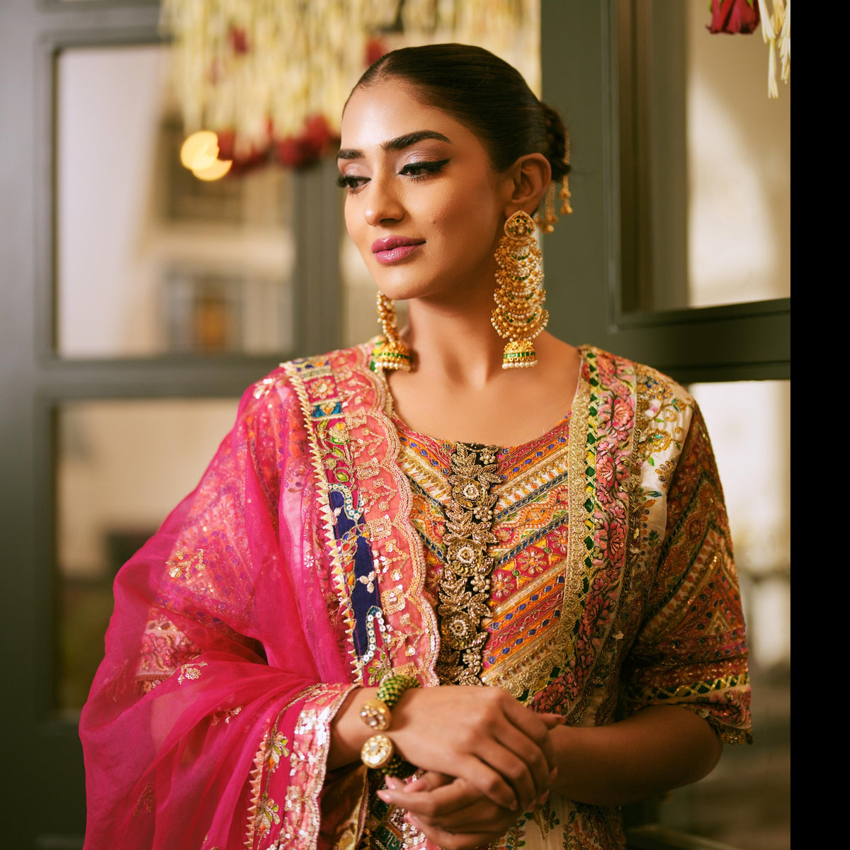 Royal Mehfil Gold Jhumkas