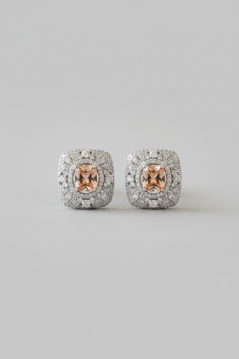 Champagne Radiance Studs