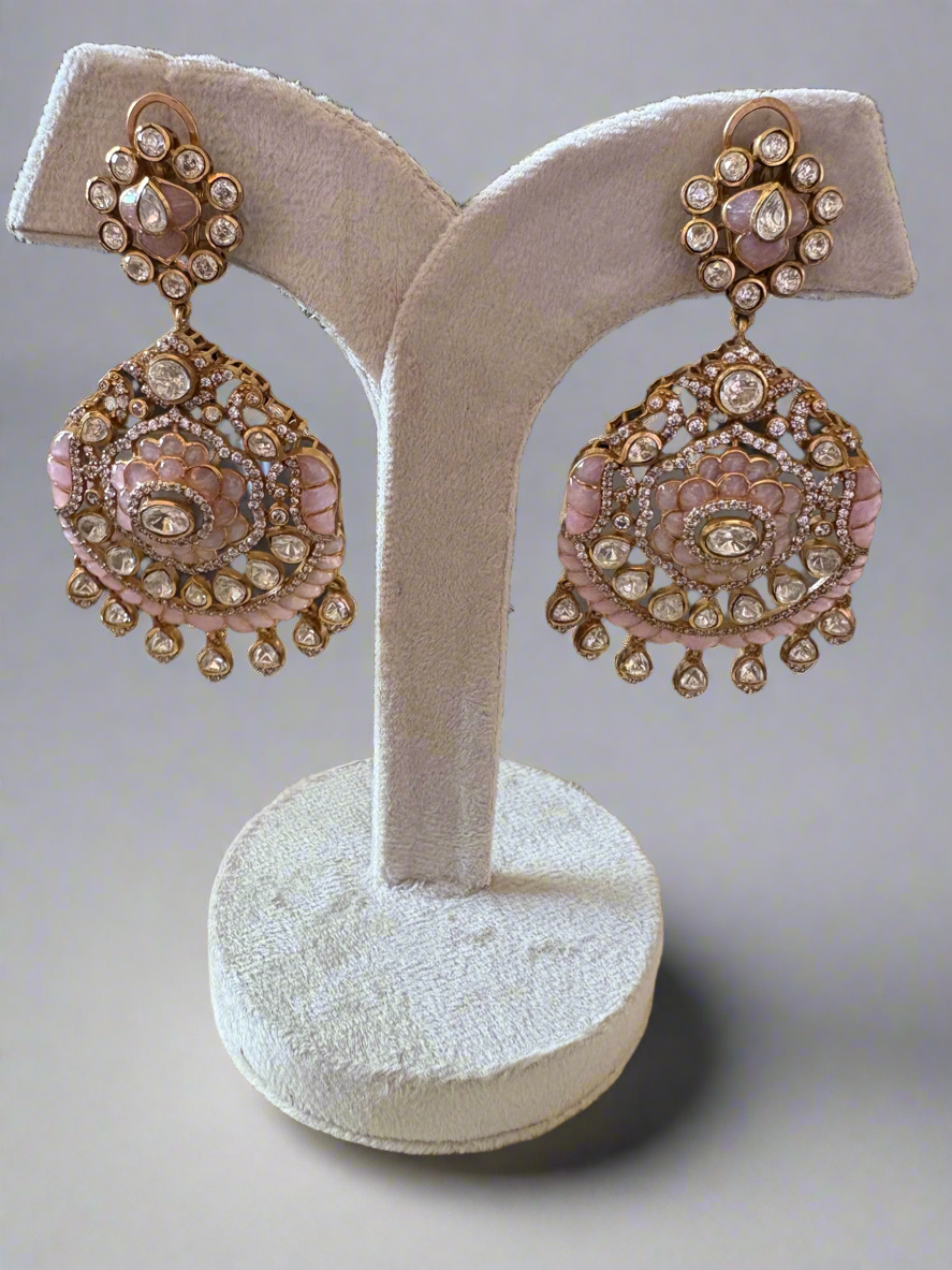 Victorian Polki pink Chaandbalis
