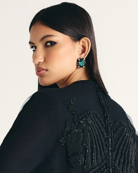 Ivy Green statement Studs