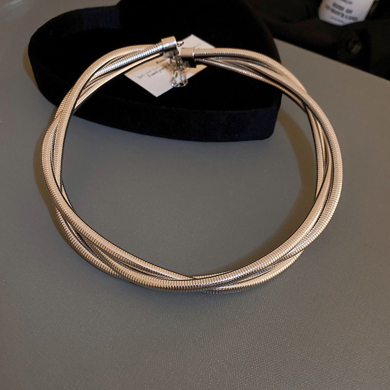 Silver Choker Necklace