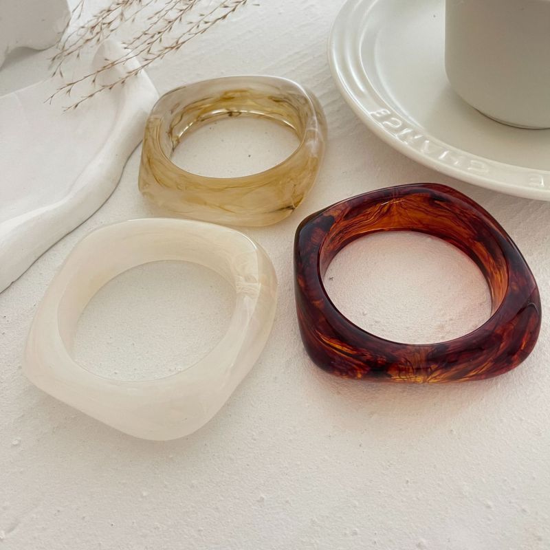 Gradient Resin Bracelets - Set of 3