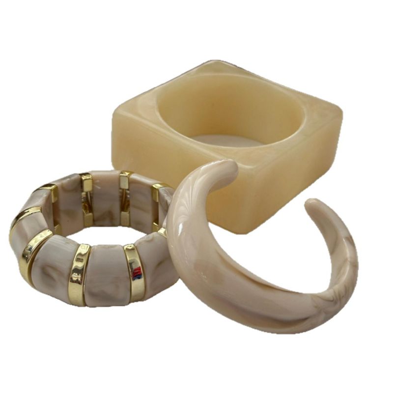 Statement Dreamy Bracelet Stack - Set of 3
