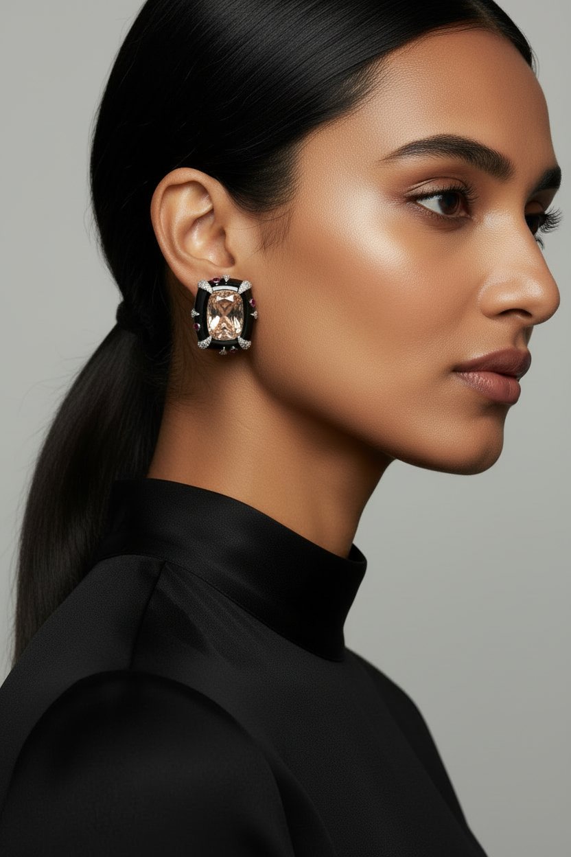 Golden Glow Studs