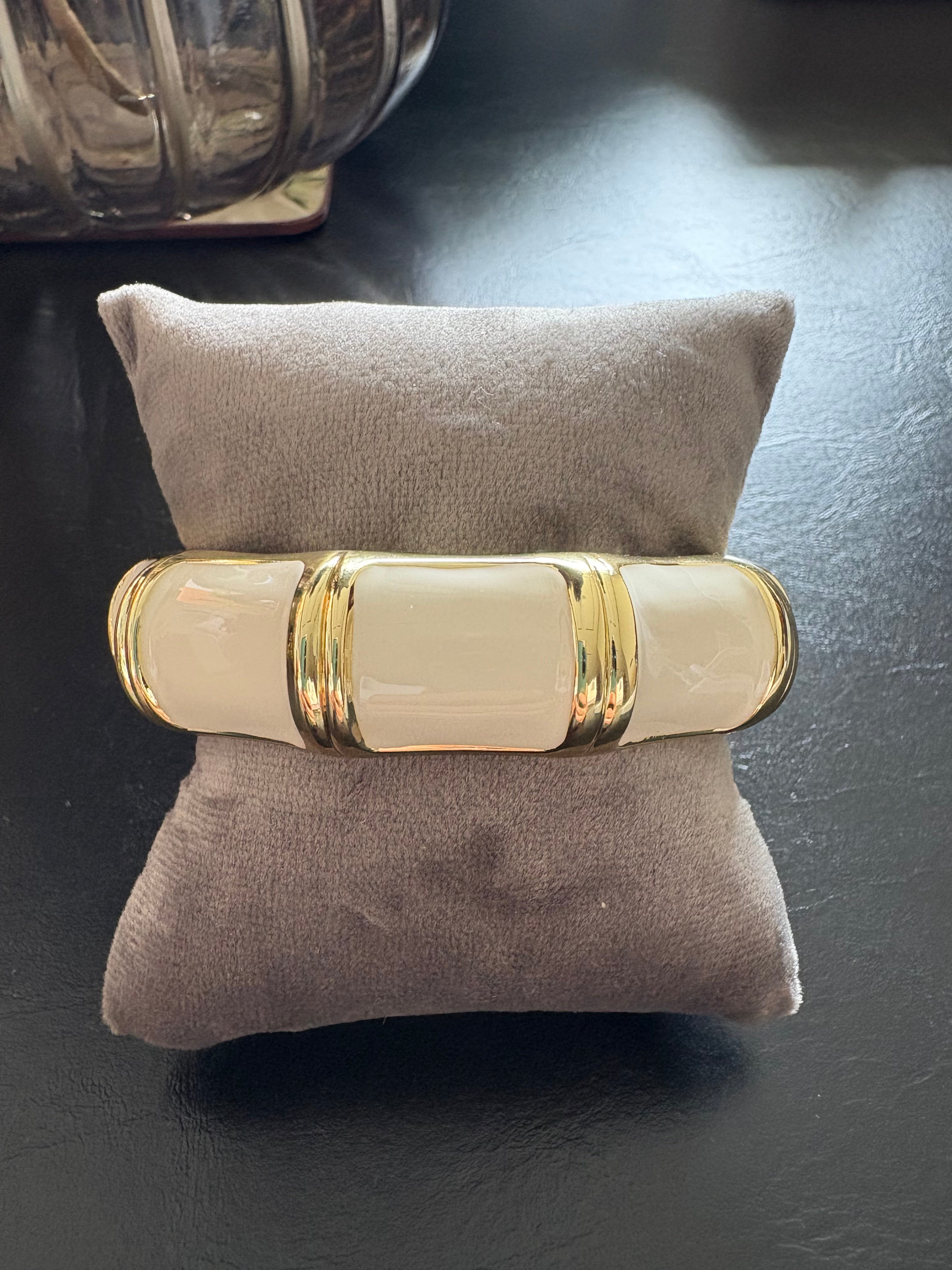 White gold plated bracelet