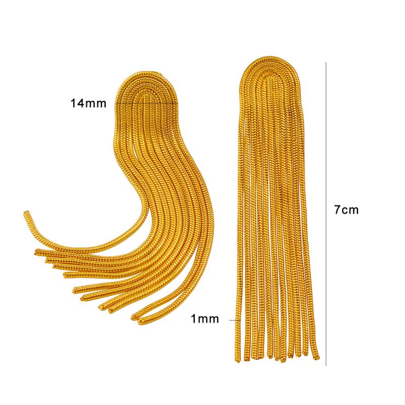 Classic Gold Tassel Earrings