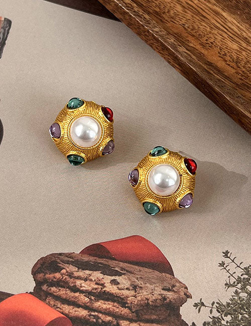 Pearl multistone studs