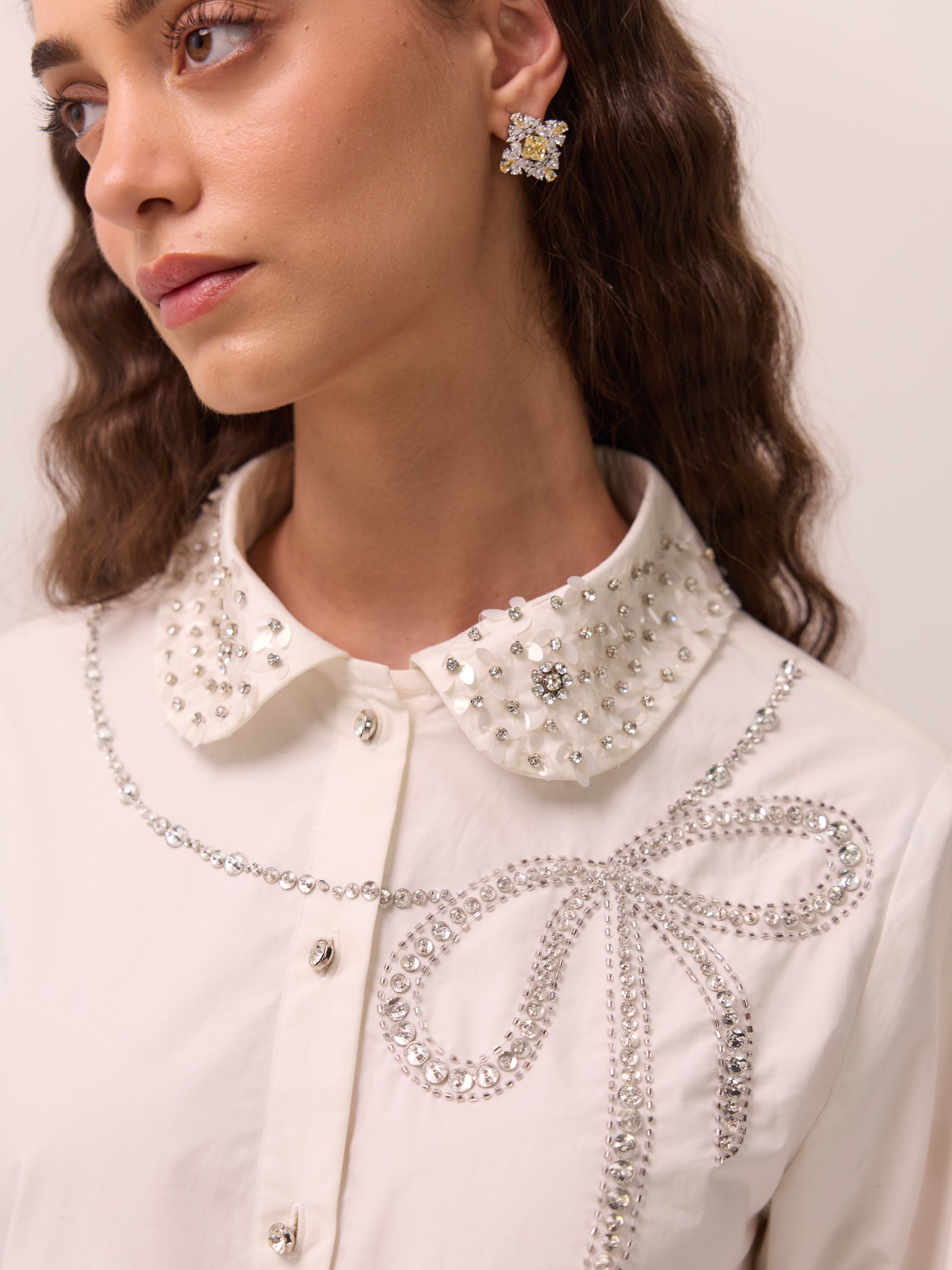 Topaz Zirconia Diamond studs