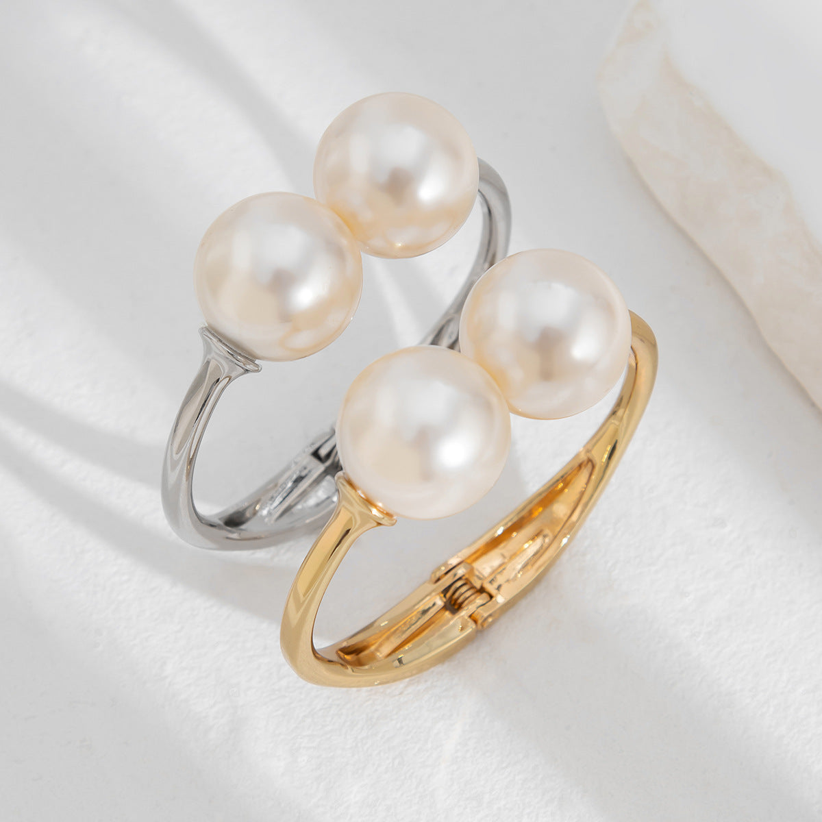 Alta Silver Pearl Bracelet