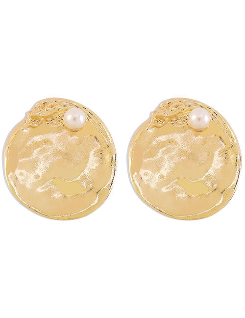 Gold Statement Bold Studs