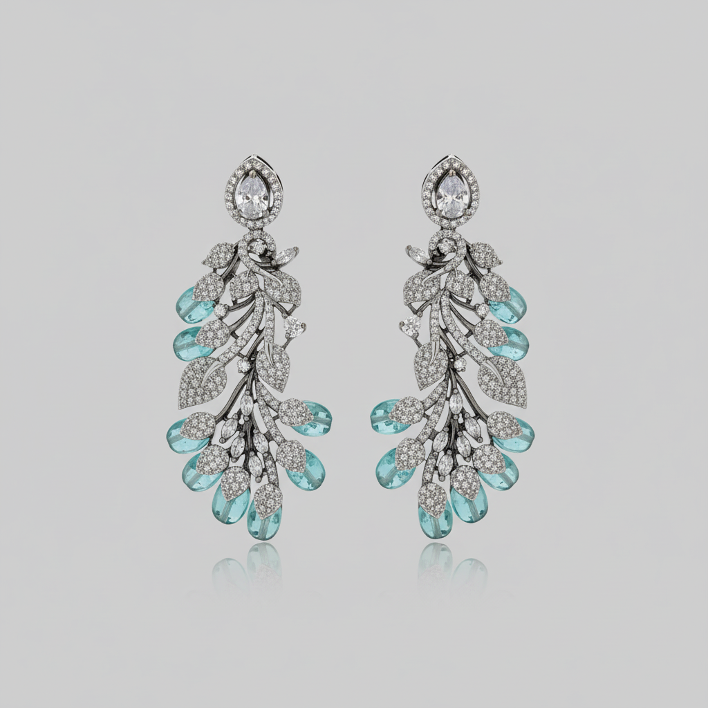 Contemporary luxury diamond Earrings