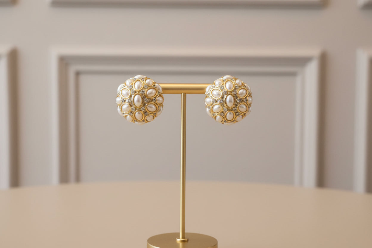 Celeste Pearl Studs